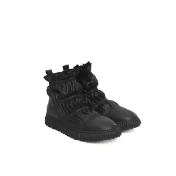 Cerruti 1881 BLACK LEATHER WOMEN BOOT SKU CE-24510