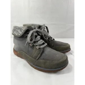 Chaco Barbary CastleRock Gray Suede Chukka Hiking Boots Women's Size 8