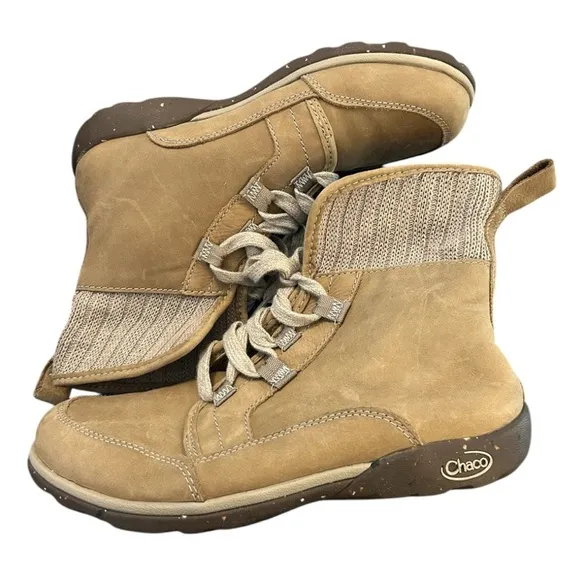 Chaco Barbary waterproof leather and wool hiking boots