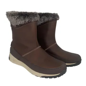 Chaco Mink Borealis Brown Fur Leather Boots NWOT Size 10