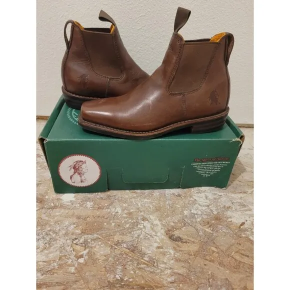 Chippewa Chelsea Boots Men Size 7.5 Mocha Urbanite 72200