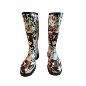 Chooka Tokidoki Discoteca Rainboots Rare Women Rain Boots  Shoes - Size 7
