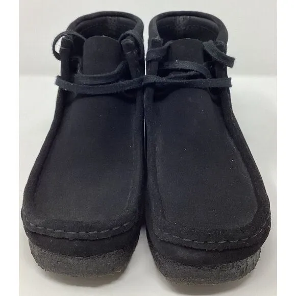 Clarks Black Suede‎ Wallaby 261555177065 Chukka Boots Men's Size 7.5 Womens 9.5