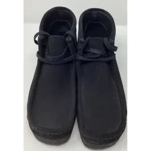 Clarks Black Suede‎ Wallaby 261555177065 Chukka Boots Men's Size 7.5 Womens 9.5