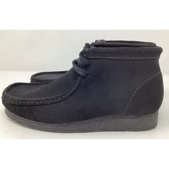 Clarks Black Suede‎ Wallaby 261555177065 Chukka Boots Men's Size 7.5 Womens 9.5