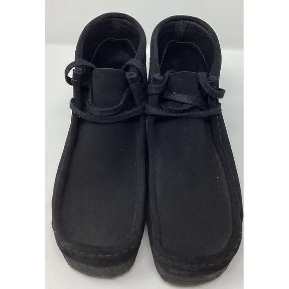 Clarks Black Suede‎ Wallaby 261555177065 Chukka Boots Men's Size 7.5 Womens 9.5