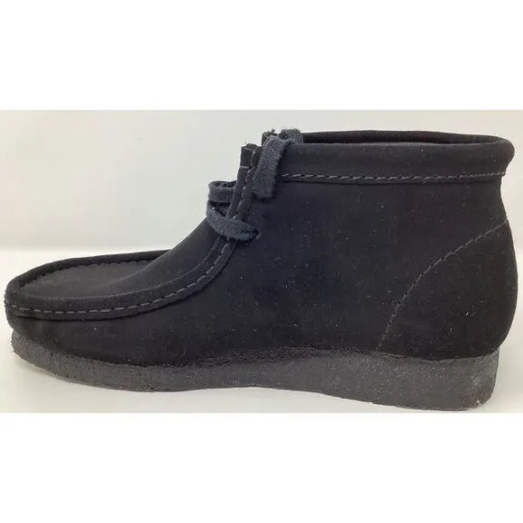 Clarks Black Suede‎ Wallaby 261555177065 Chukka Boots Men's Size 7.5 Womens 9.5