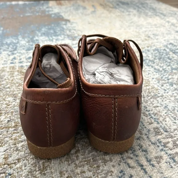 Clark’s brown boots leather