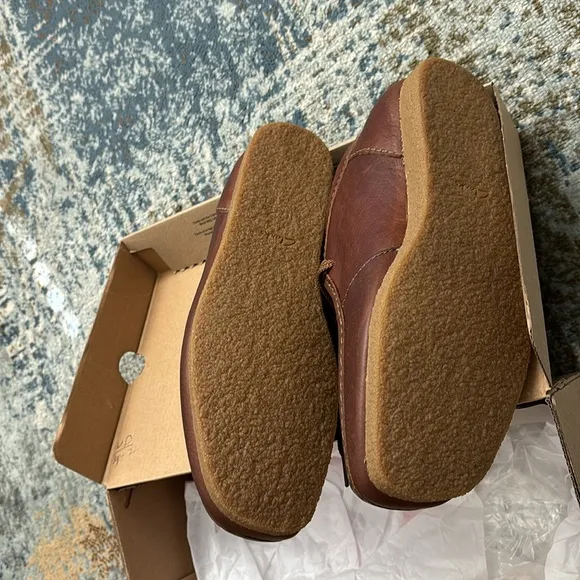 Clark’s brown boots leather