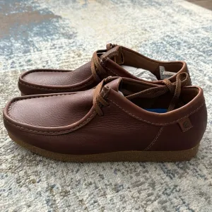 Clark’s brown boots leather