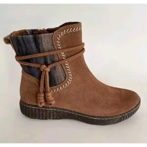 Clarks Collection Bootie Women 8M Dark Tan‎ Suede Caroline Lilly Chelsea Boots