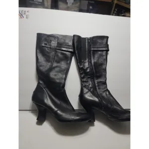 Clarks Indigo Boots Women Black Length Boot &quot;Black&quot; Size 8M
