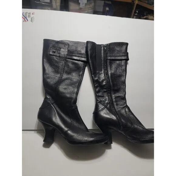 Clarks Indigo Boots Women Black Length Boot &quot;Black&quot; Size 8M