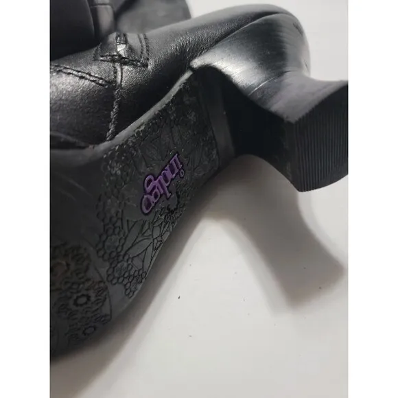 Clarks Indigo Boots Women Black Length Boot &quot;Black&quot; Size 8M