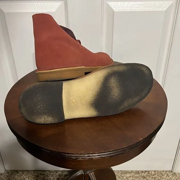 🔥🔥Clarks Originals Ginger Leather Suede Boots - Charles Stead English Tannery