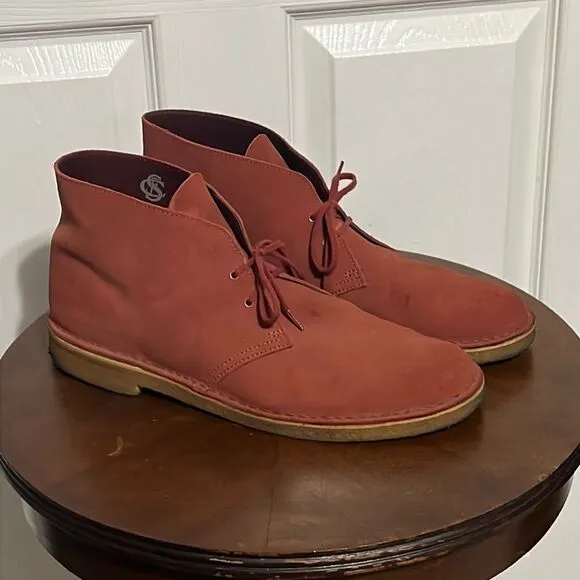 🔥🔥Clarks Originals Ginger Leather Suede Boots - Charles Stead English Tannery