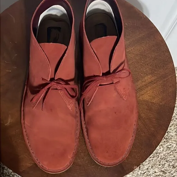 🔥🔥Clarks Originals Ginger Leather Suede Boots - Charles Stead English Tannery