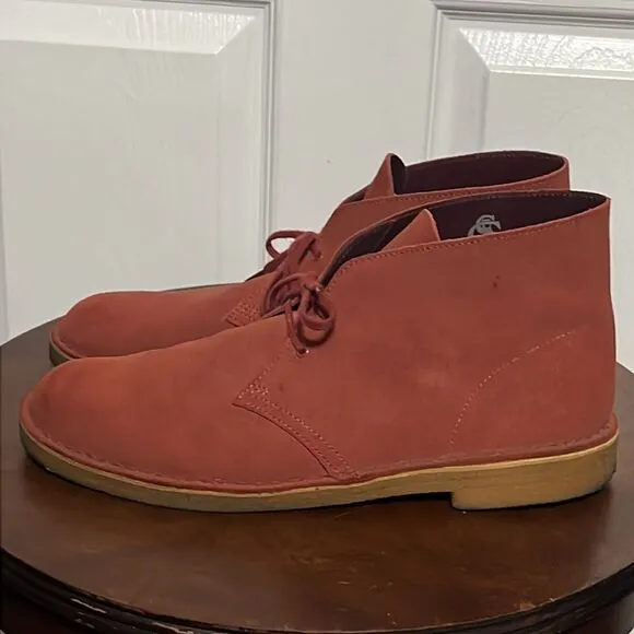 🔥🔥Clarks Originals Ginger Leather Suede Boots - Charles Stead English Tannery