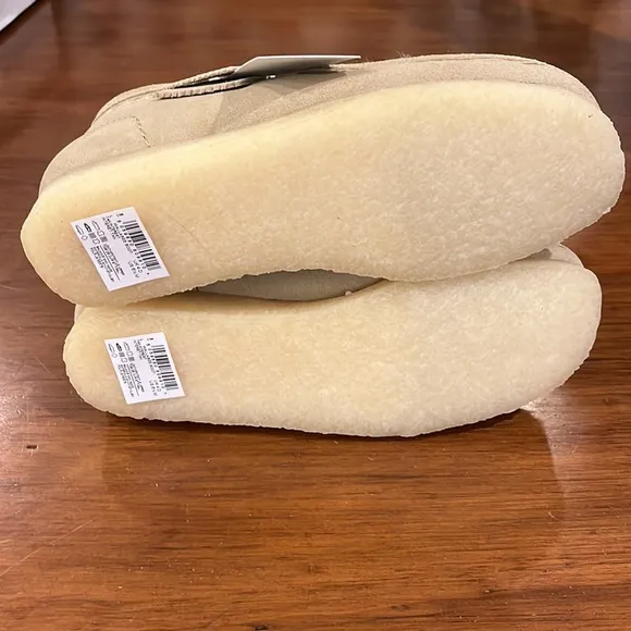 Clarks Wallabee Chukka Boots Faux Fur Tan Interest new Women’s Size 6.5