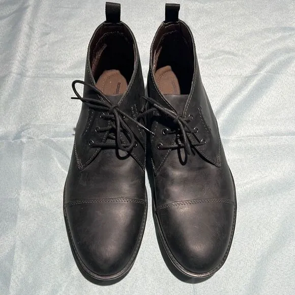 Clarks Hinman Mid Top Leather Chukka Boots 12 A6