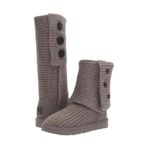 Classic cardy grey sweater ugg boots