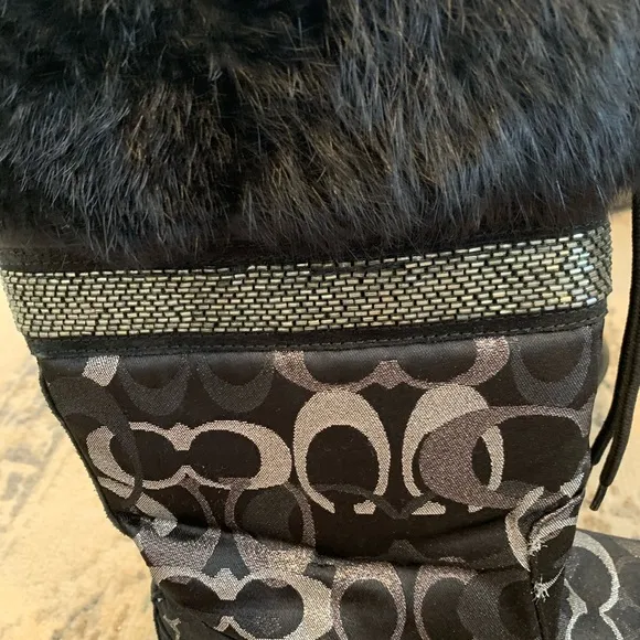 Coach Logo Winter Boots
