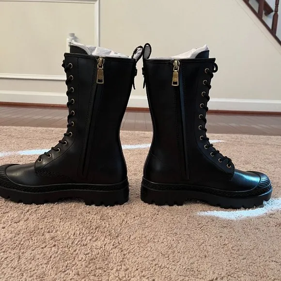 Coach Tasha Leather Black Boot (Size 5.5)