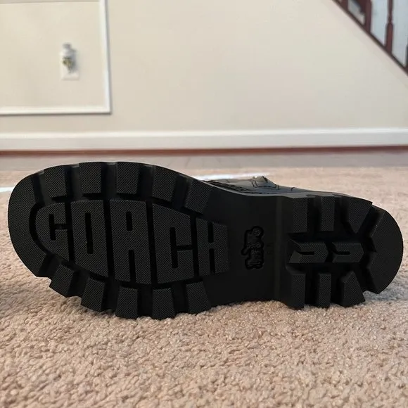 Coach Tasha Leather Black Boot (Size 5.5)