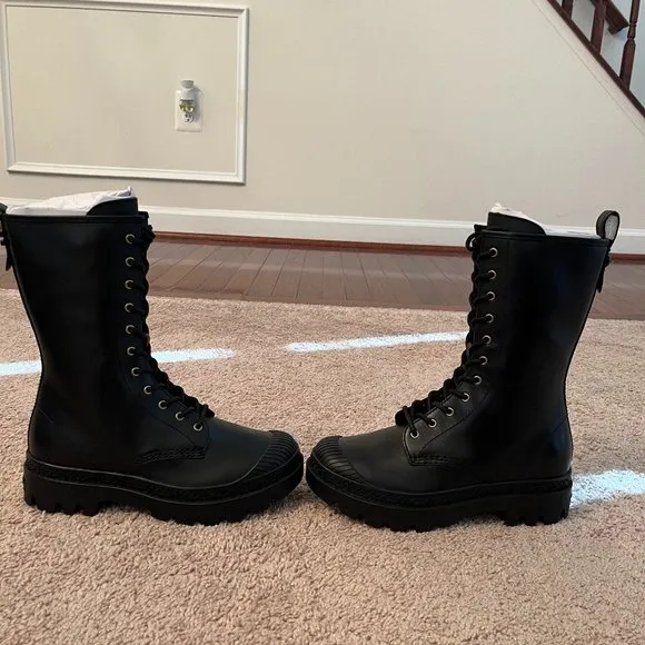 Coach Tasha Leather Black Boot (Size 5.5)