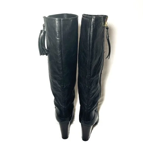Coach Women Leather  Boots Size 8.5