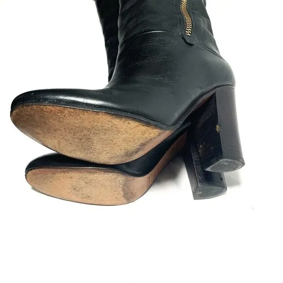 Coach Women Leather  Boots Size 8.5