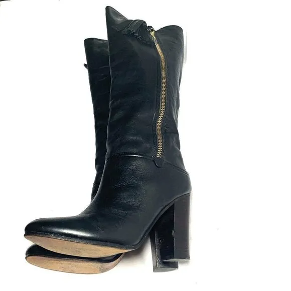 Coach Women Leather  Boots Size 8.5