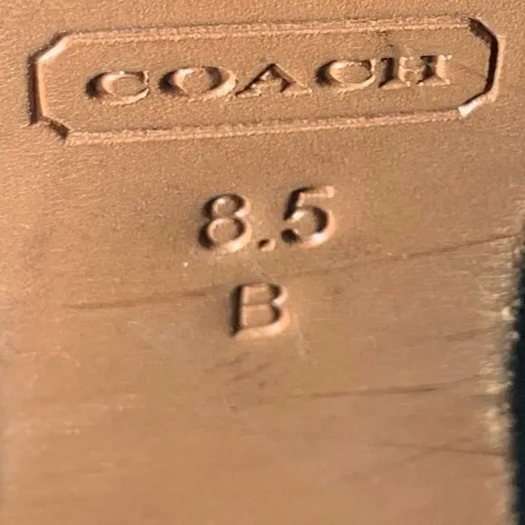 Coach Women Leather  Boots Size 8.5
