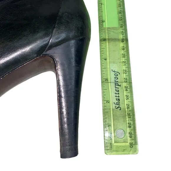 Coach Women’s Scarlette Soft Black Leather Riding Boots Size US 9