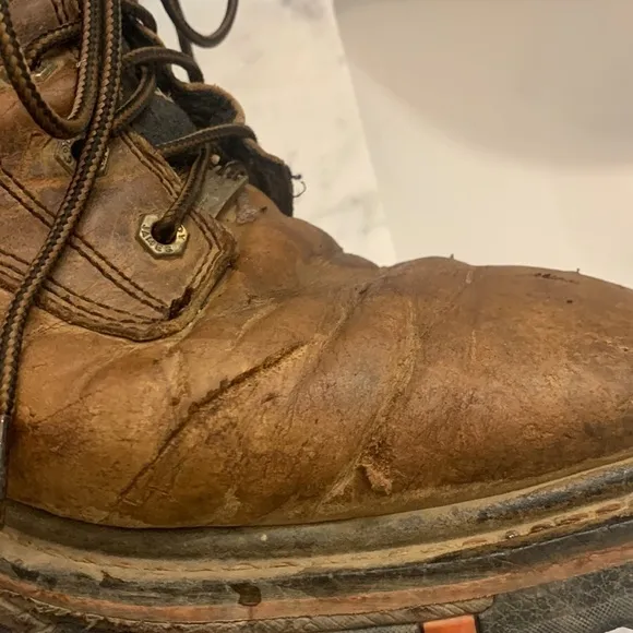 Cody James Men leather work boots 11.5 EE not steel toe western brand