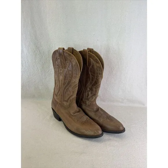 Cody James Men's US 9 1/2 D Western Cowboy Pointed‎ Toe Boots Brown BCJFA19P3