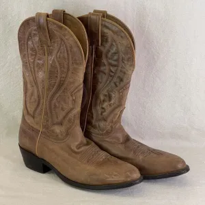 Cody James Men's US 9 1/2 D Western Cowboy Pointed‎ Toe Boots Brown BCJFA19P3