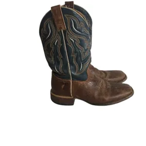 Cody James Western Boots Men Size 7.5 D Style BBS20 Cowboy Rodeo Navy Blue Brown