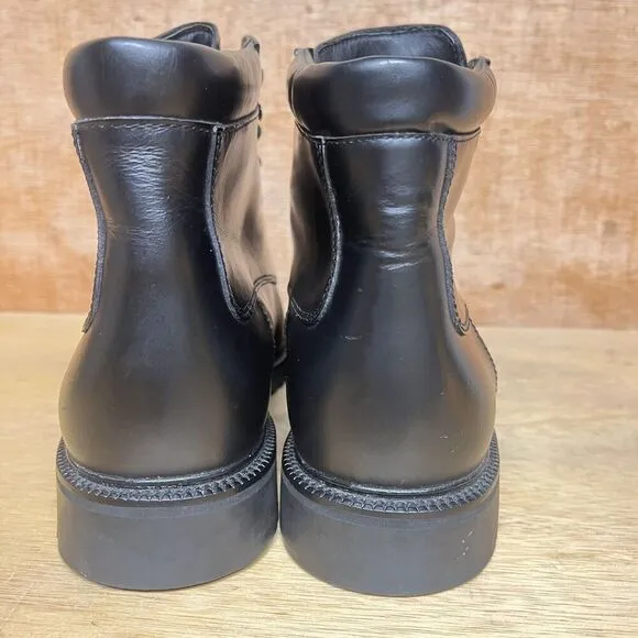 Cole Haan Black Leather Waterproof Country Combat Boots C01115 Men Size 13 M