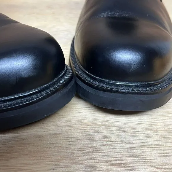 Cole Haan Black Leather Waterproof Country Combat Boots C01115 Men Size 13 M