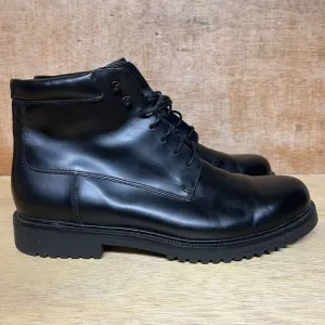 Cole Haan Black Leather Waterproof Country Combat Boots C01115 Men Size 13 M