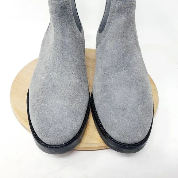 Cole Haan Chelsea Boots Womens 9.5 Reid Grey Suede Waterproof Ankle Shoes