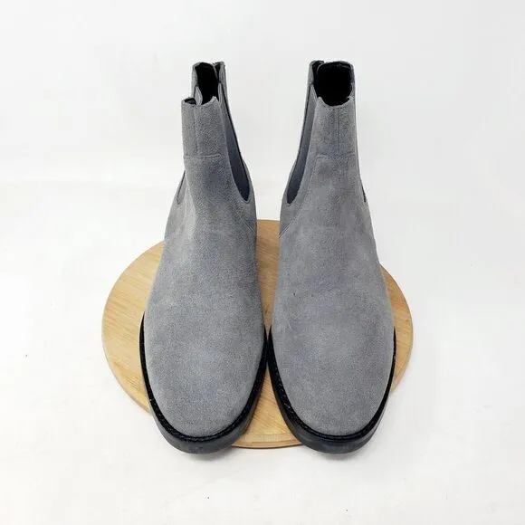 Cole Haan Chelsea Boots Womens 9.5 Reid Grey Suede Waterproof Ankle Shoes