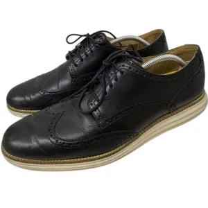 Cole‎ Haan Grand OS Men's Black Leather Wingtip Oxford Dress Shoes Size 12 M