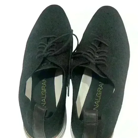 Cole Haan Grand  Stitchlite Flyknit Wingtip Oxford Shoe Black Womens 9 B
