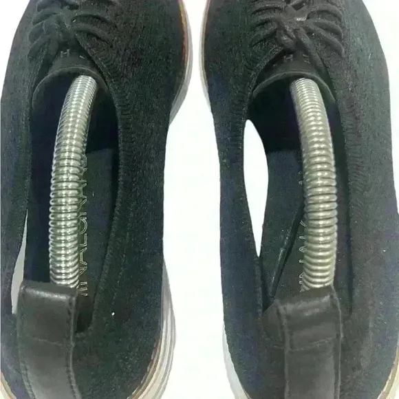 Cole Haan Grand  Stitchlite Flyknit Wingtip Oxford Shoe Black Womens 9 B