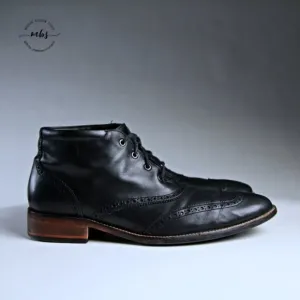 Cole Haan Liam Chukka II Leather Boots Black Men 11