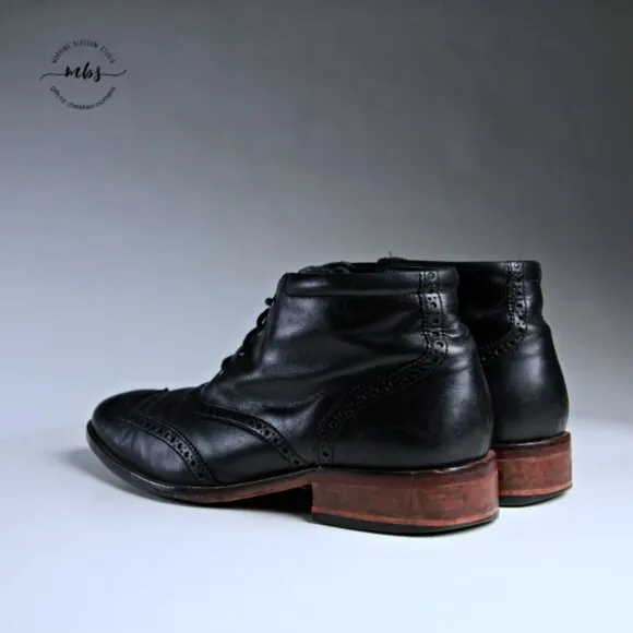 Cole Haan Liam Chukka II Leather Boots Black Men 11