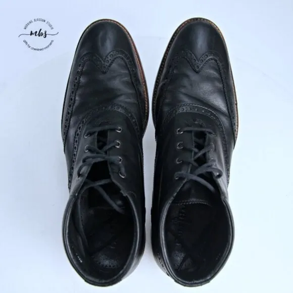 Cole Haan Liam Chukka II Leather Boots Black Men 11