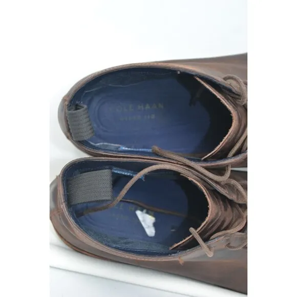 Cole Haan Men's Wagner Grand Apron Chukka C28633 Boot‎ - Java Leather Size 9.5 M